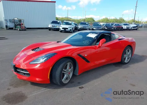 2016 Chevrolet Corvette Stingray из США, поврежденный, VIN 1G1YB2D72G5111686
